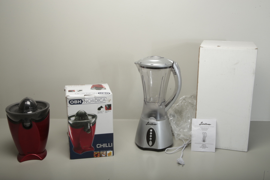 OBH Nordica "Chilli" Juicepress + Limone stativmixer