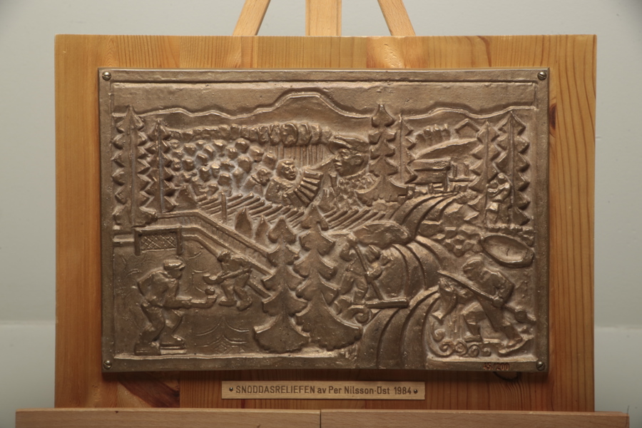 Per Nilsson-Öst "Snoddasreliefen" 1984