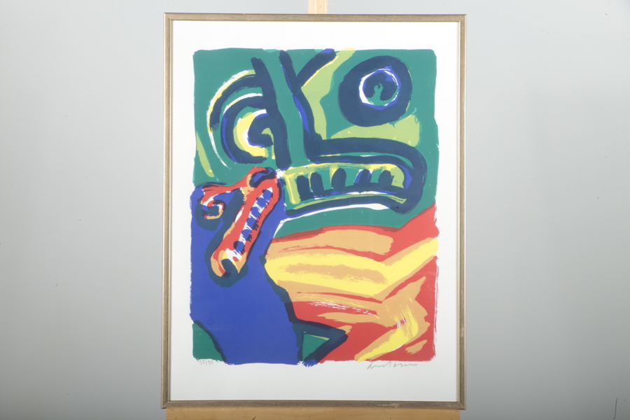 Bengt Lindström färglitografi, signerad