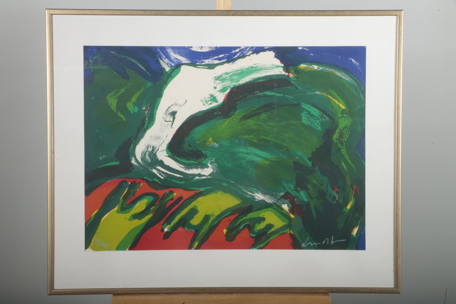 Bengt Lindström färglitografi, signerad