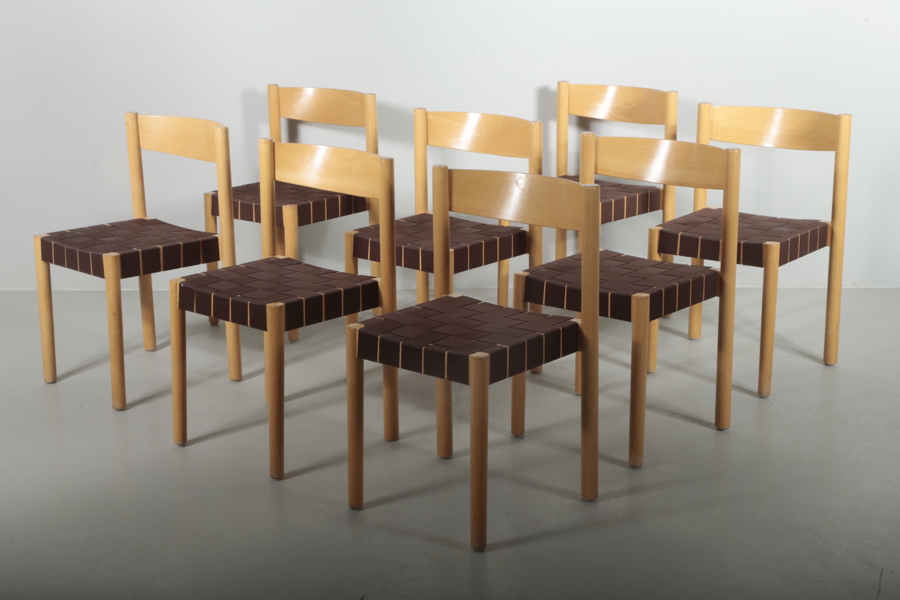Axel Larsson stolar, 8 stycken, 1900-2000 tal