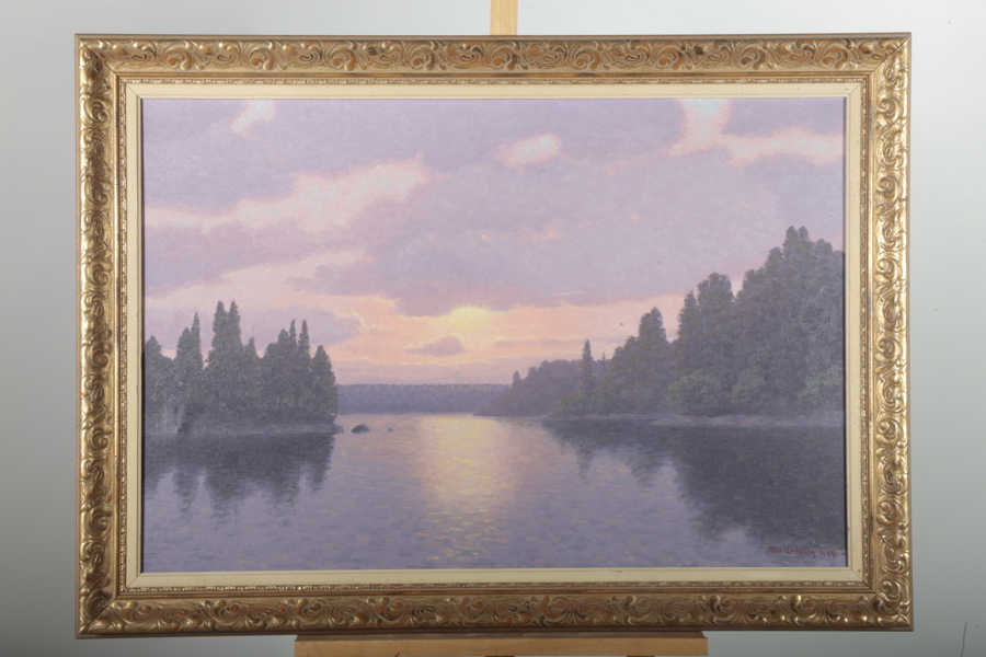 Otto Lindberg olja på duk, signerad 1949