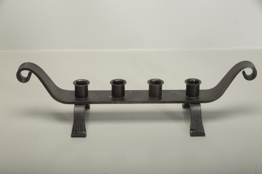 Smidesljusstake, design C-A Dreger 1978