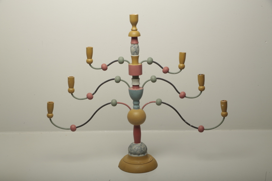 Essljunga ljusstake, trä