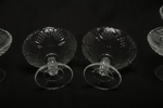 Efterrättsskålar pressglas, 6 stycken