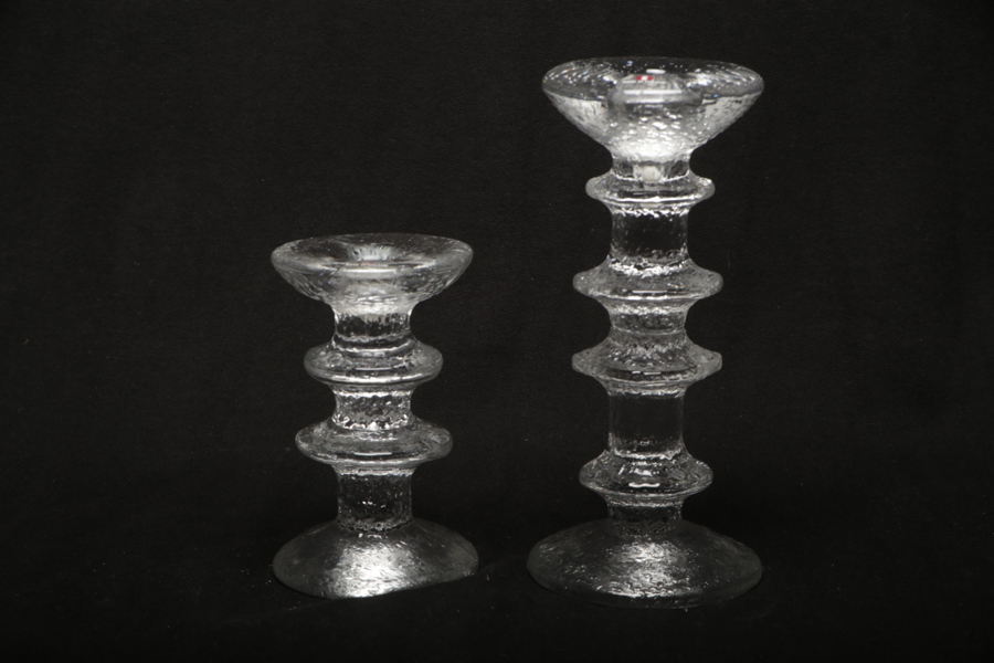 Timo Sarpaneva Iittala "Festivo" ljusstakar, 2 stycken