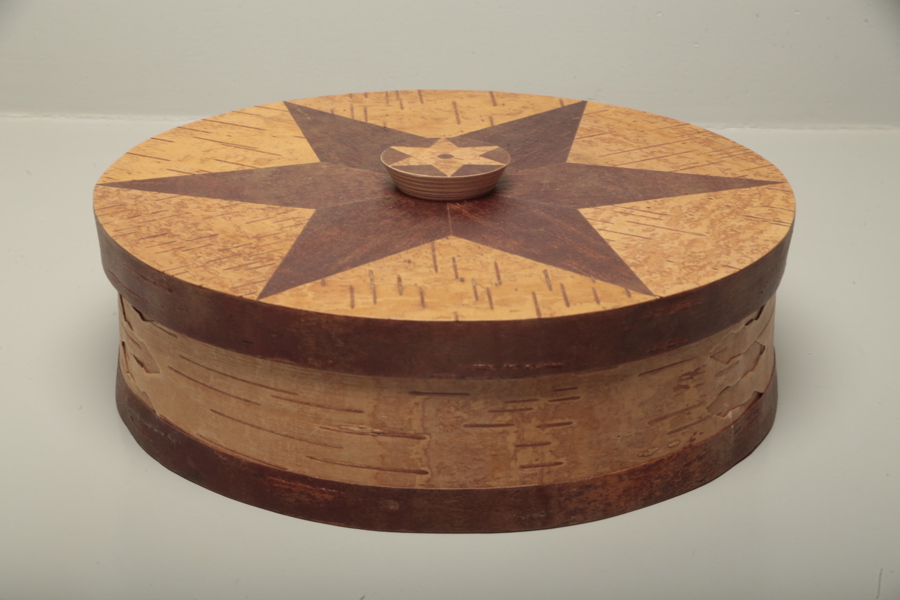 Brödburk näverarbete, signerad R.L 97