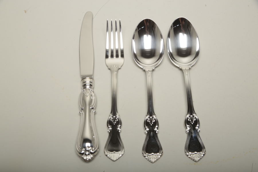 Silverbestick GAB "Olga" 4 delar