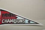 Vimplar "Detroit Red Wings, Stanley Cup Champions 1998" 2 stycken