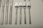 Åhlens "Rosen" bestick, 46 delar, 1960-1970 tal