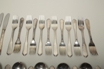 Bestick silverpläterade, 65 delar