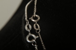Halskedjor med berlocker, silver, 2 stycken