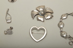 Diverse silversmycken