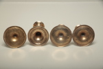 Skultuna ljusstakar mässing, 4 stycken, 1800-1900 tal
