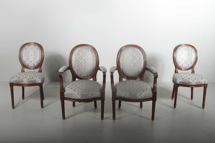 Stolar, 4 stycken, Gustaviansk stil, 1800-1900 tal