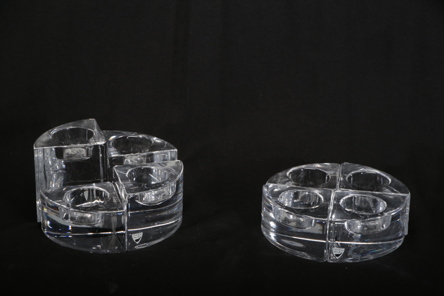 Helene Krantz Orrefors "Quartet" ljusstakar, 8 stycken