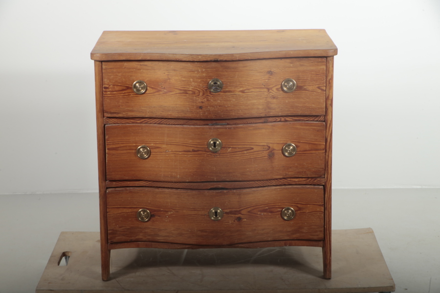 Byrå rokoko-stil, 1700-1800 tal