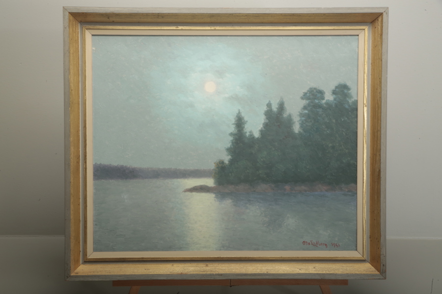 Otto Lindberg olja på duk, signerad 1951