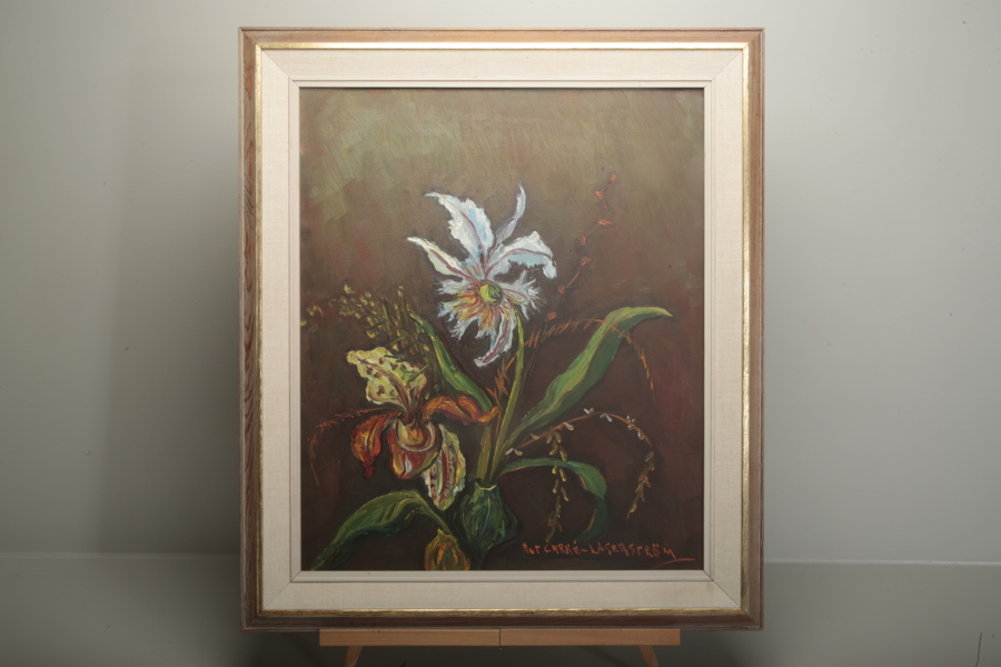 Rut Carré Fagerström olja på duk "Stilleben" signerad