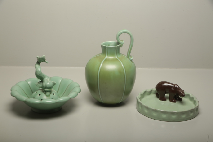 Uppsala Ekeby/Gefle keramik, 3 delar