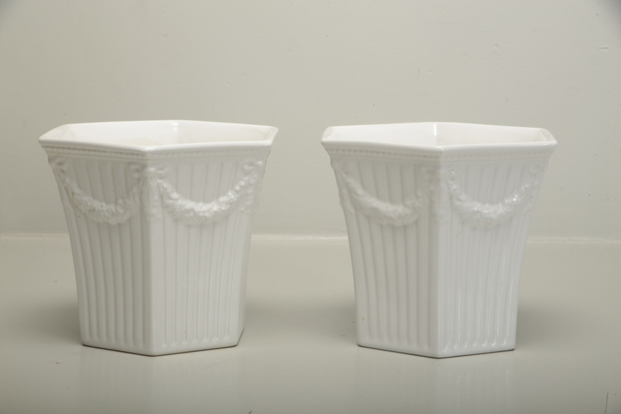 Gustavsberg "Empire 2" ytterfoder, 2 stycken