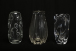 Vaser kristall, 3 stycken