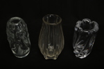 Vaser kristall, 3 stycken