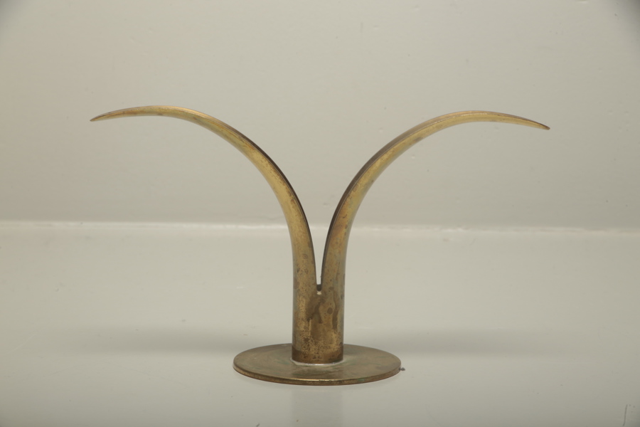 Ivar Ålenius-Björk Ystad Metall "Liljan" ljusstake, mässing