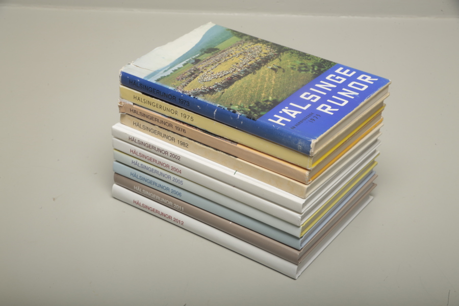 Böcker Hälsingerunor, 10 stycken