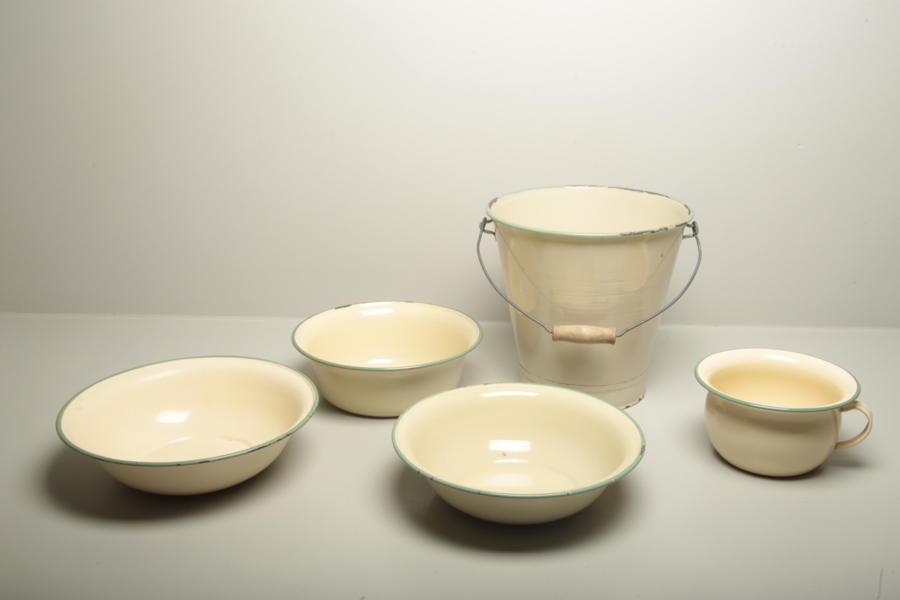 Kockum emalj, 5 delar