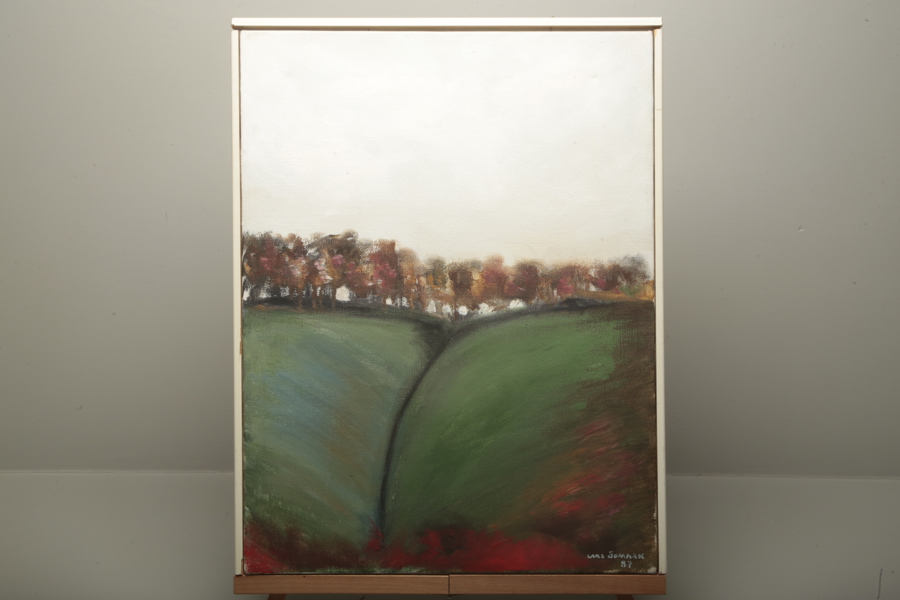 Lars Ödmark olja på duk, signerad -87