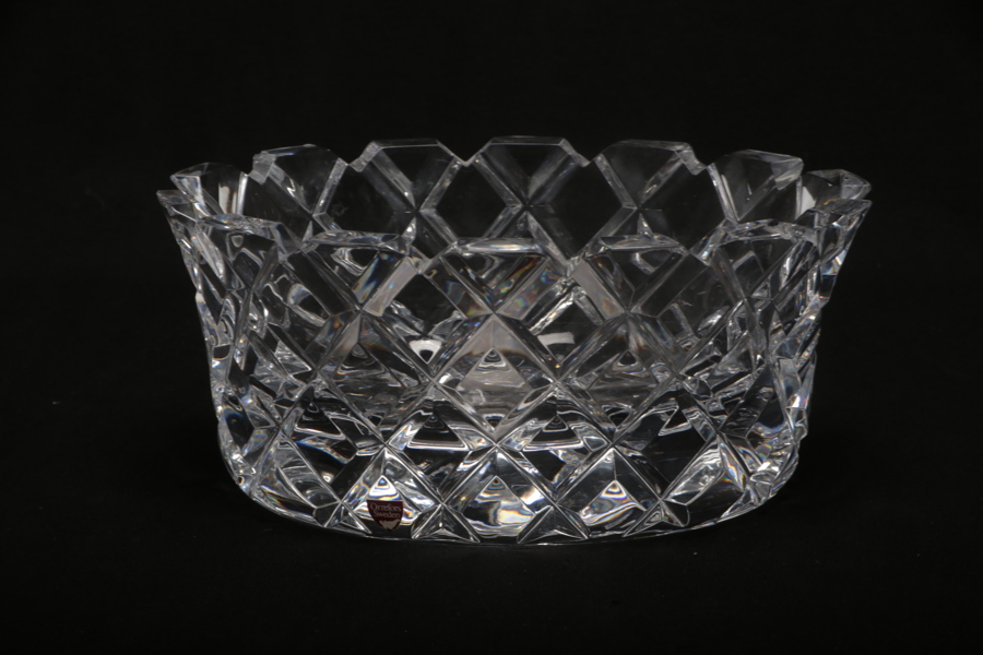 Gunnar Cyren Orrefors "Sofiero" kristallskål