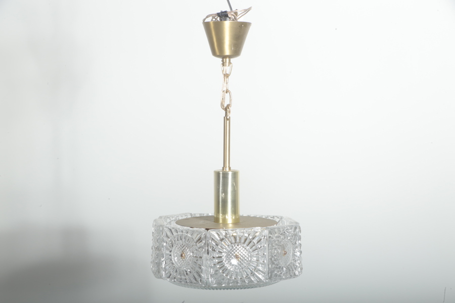 Orrefors taklampa, tillskriven Carl Fagerlund