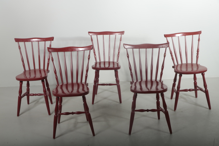 Pinnstolar, 5 stycken, 1900-tal