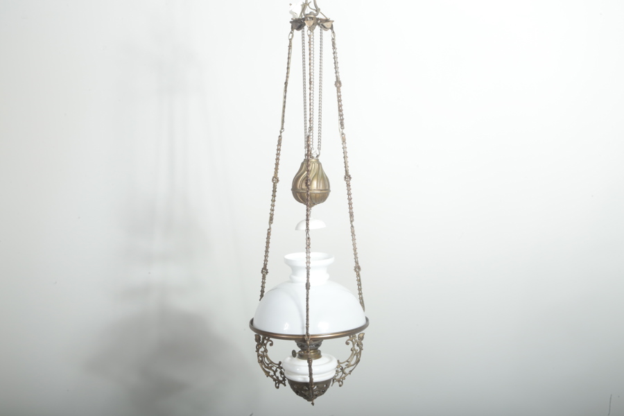 Hisslampa mässing, sekelskiftet