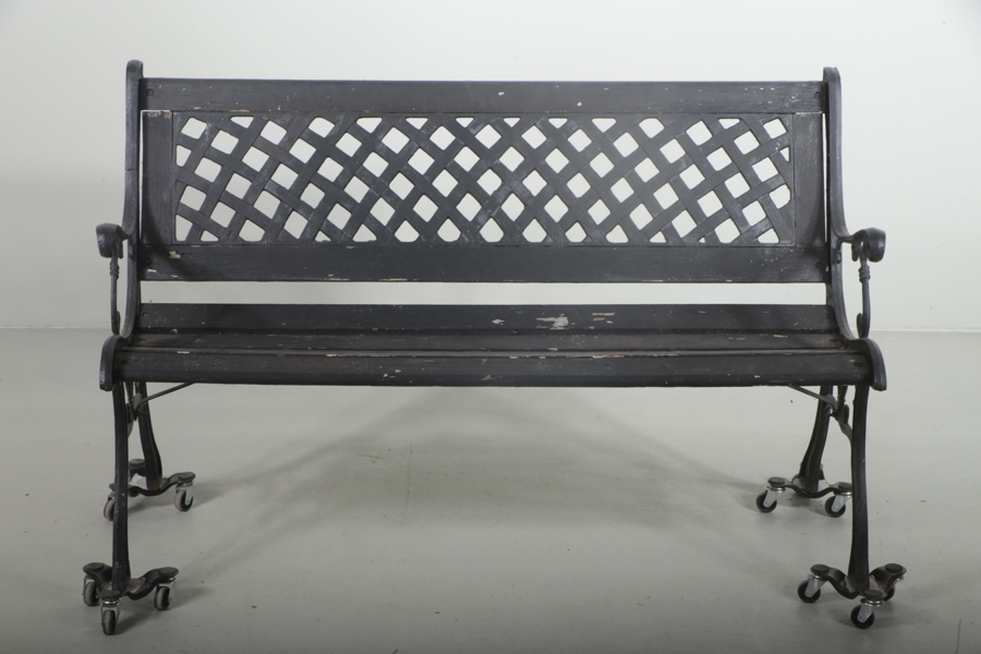 Trädgårdssoffa 1900-tal