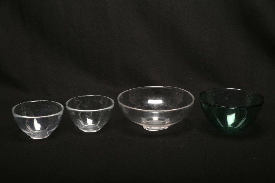 Orrefors "Fuga" skålar, 4 stycken