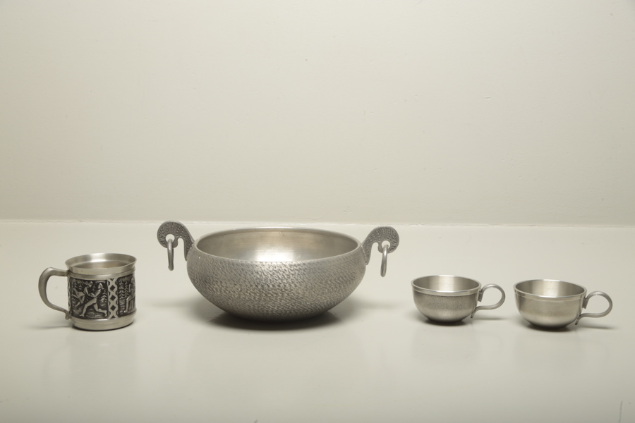 Tennföremål, 4 delar