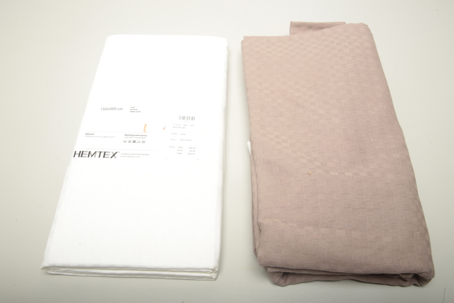 Dukar Hemtex, 2 stycken