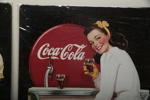 Plåtskyltar "Coca-Cola" 2 stycken, moderna
