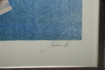 Jerker Andersson färglitografi, signerad