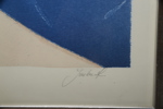 Jerker Andersson färglitografi, signerad