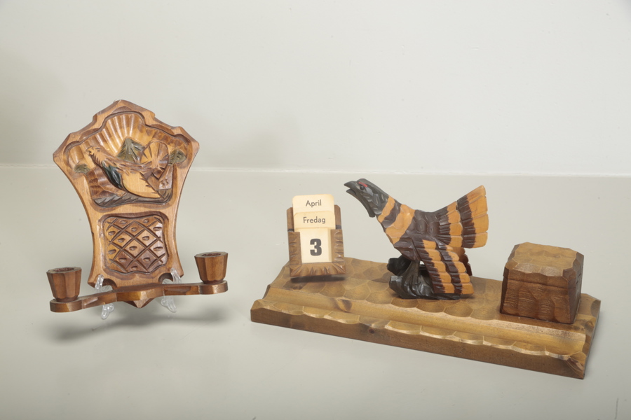 Träföremål, 2 delar