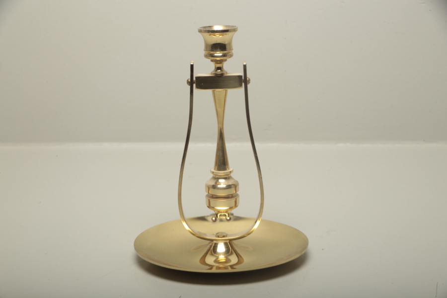 Skeppsljusstake i mässing, 1900-tal