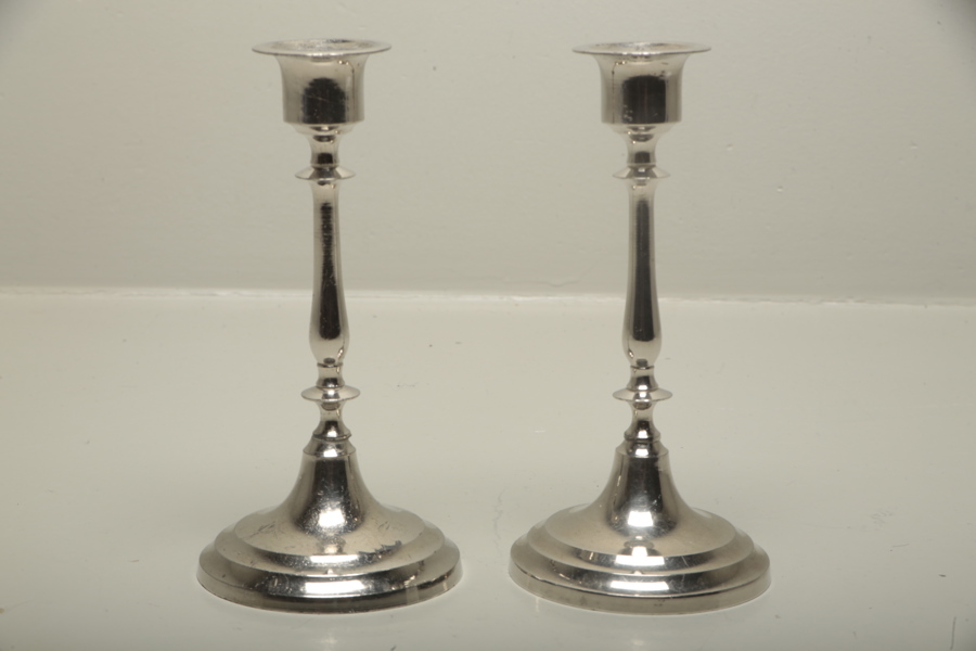 Ljusstakar 1-par i metall, 1900-tal