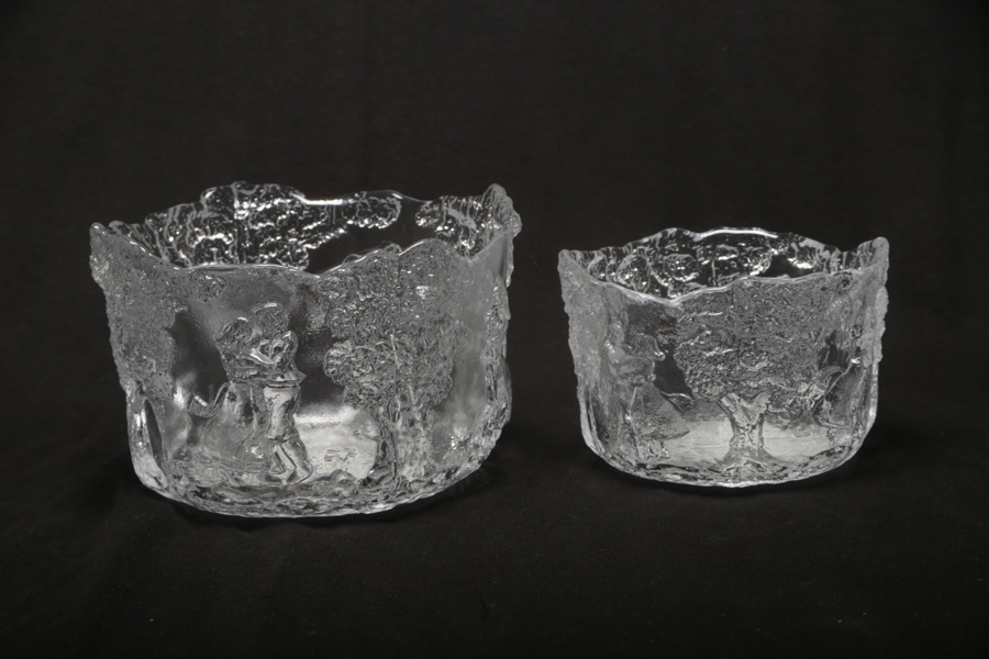 Kosta Boda "Rhapsody" skålar, 2 stycken