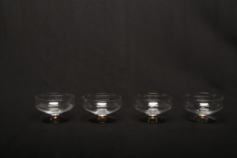 Efterrättsskålar retro, 4 stycken