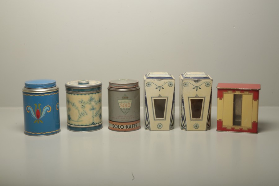 Diverse burkar, 6 stycken