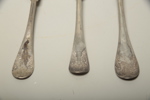 Skedar silver, 3 stycken, 1800-tal