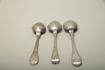 Skedar silver, 3 stycken, 1800-tal